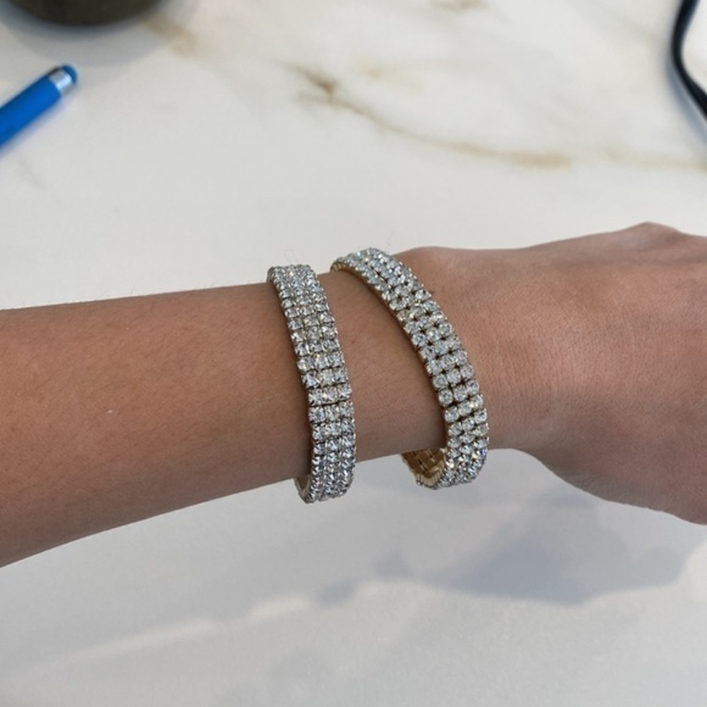 Crystal bracelets set of 2 - Picture 2 of 5